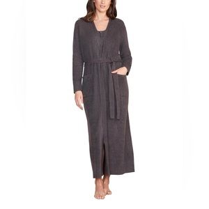 Barefoot Dreams CozyChic Lite Women's Long Robe L/XL Color - Carbon